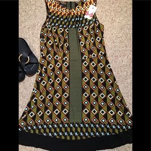 Women’s size 14 sleeveless AGB dress zipper down the back 95%polyester 5%spandex
